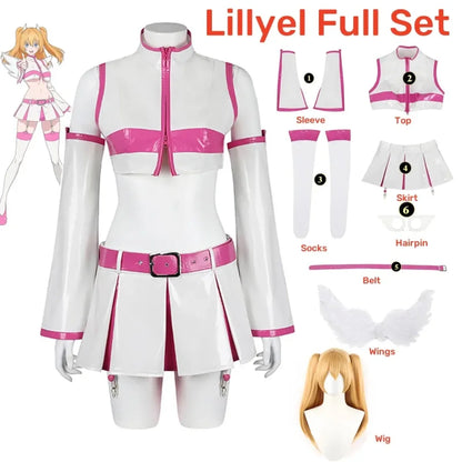 2.5D Seduction Lilysa Amano Cosplay Costume – Full Set with Wig