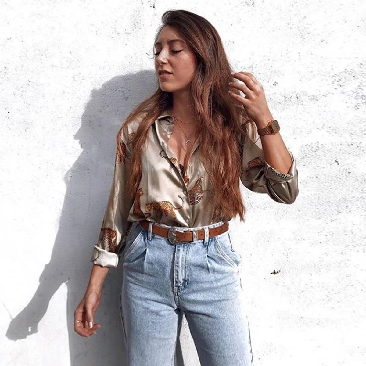 Women's Long Sleeved Blouse