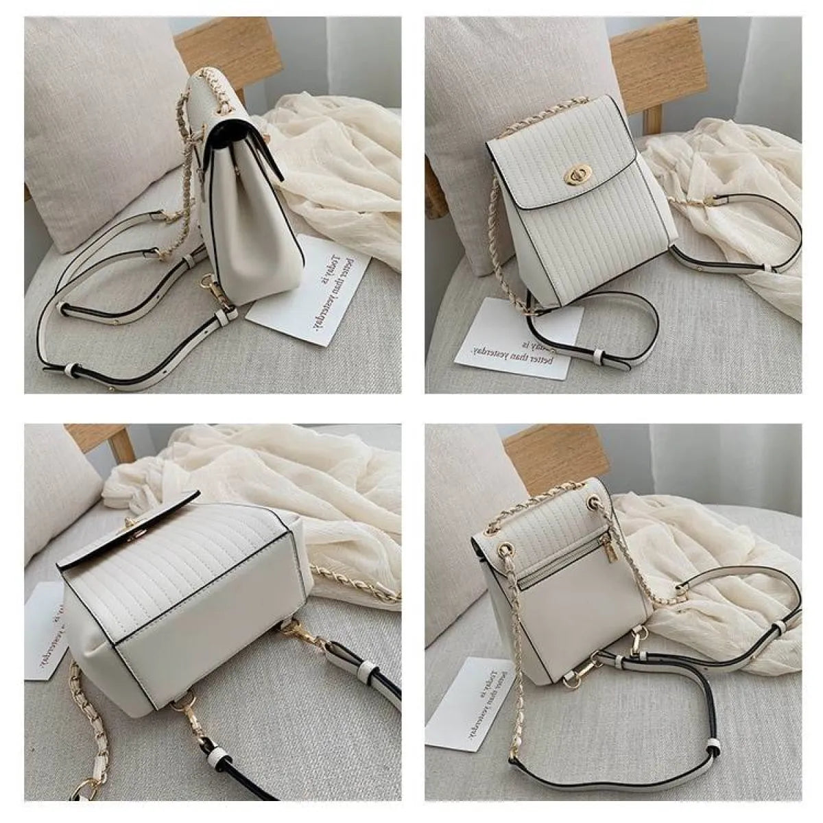 Chain Detail Backpack