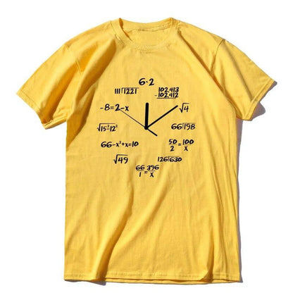Unisex Math Clock T-Shirt