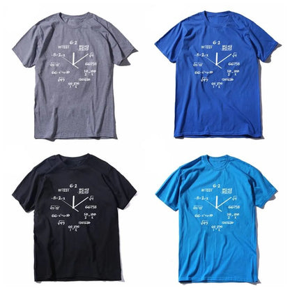 Unisex Math Clock T-Shirt