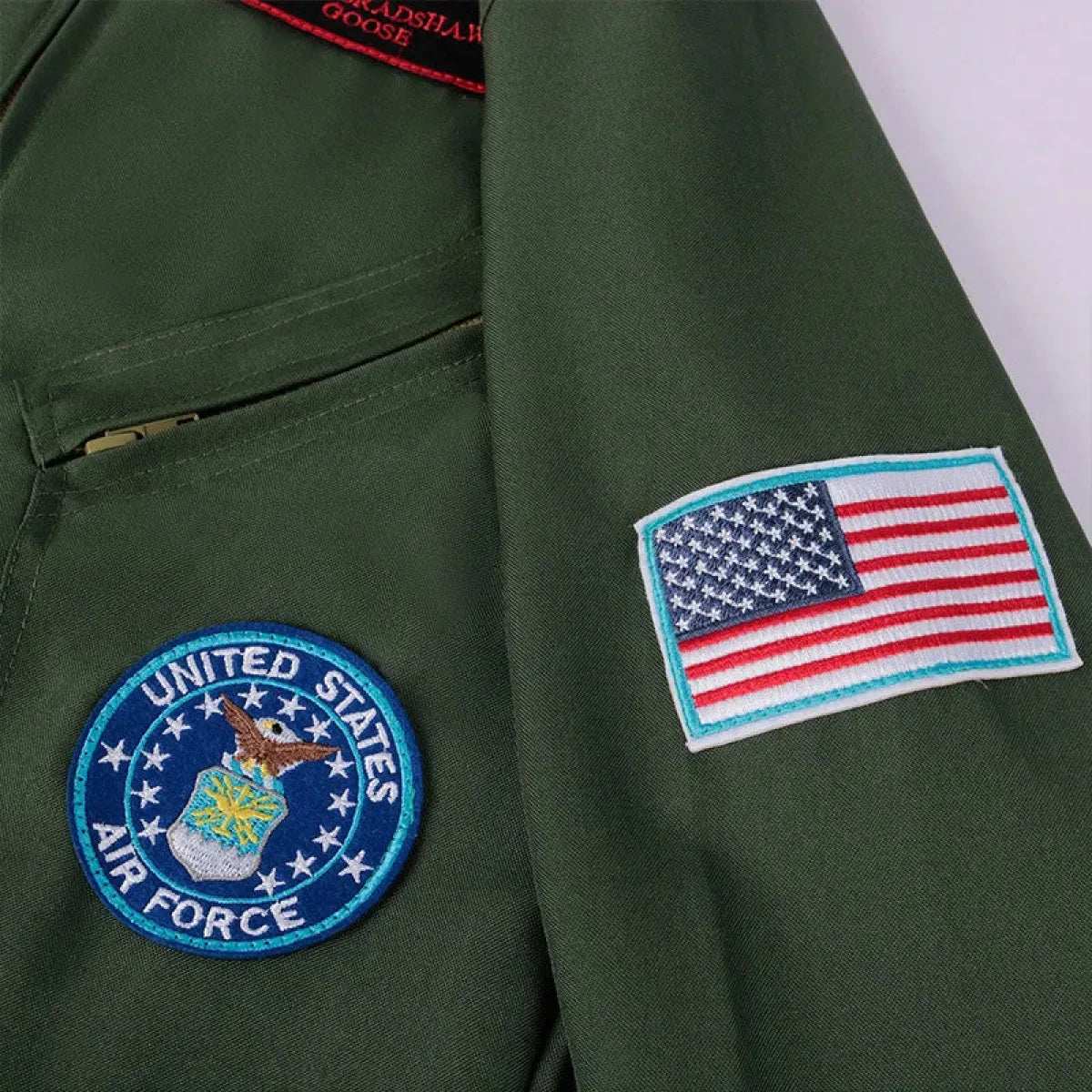 Top Gun Maverick Flight Suit – Pilot Cosplay Costume with Glasses