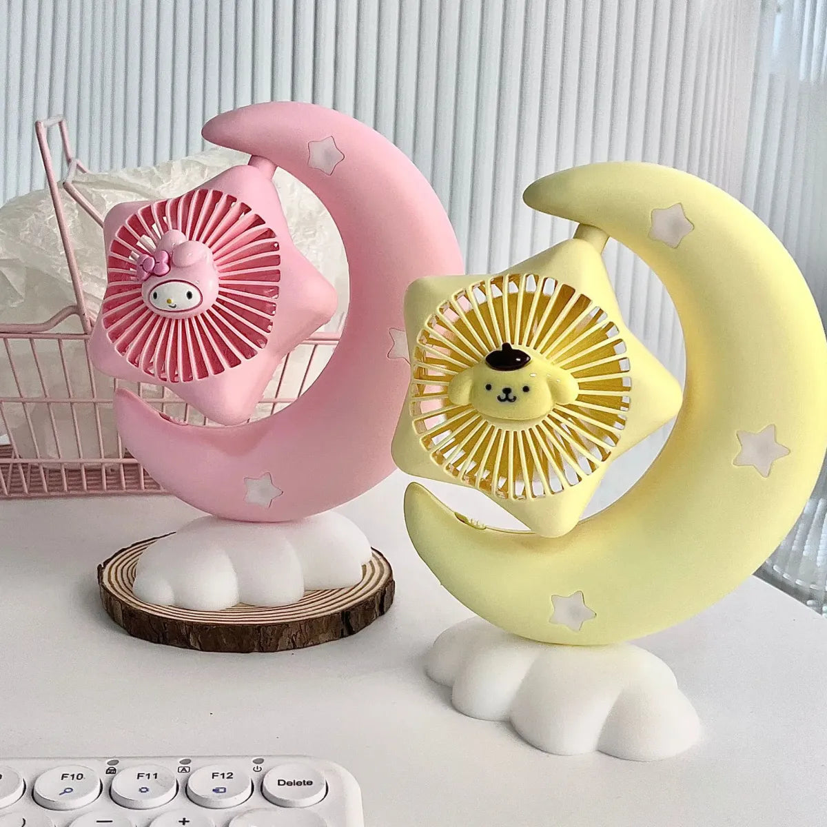 Cinnamoroll & My Melody USB Rechargeable Fan