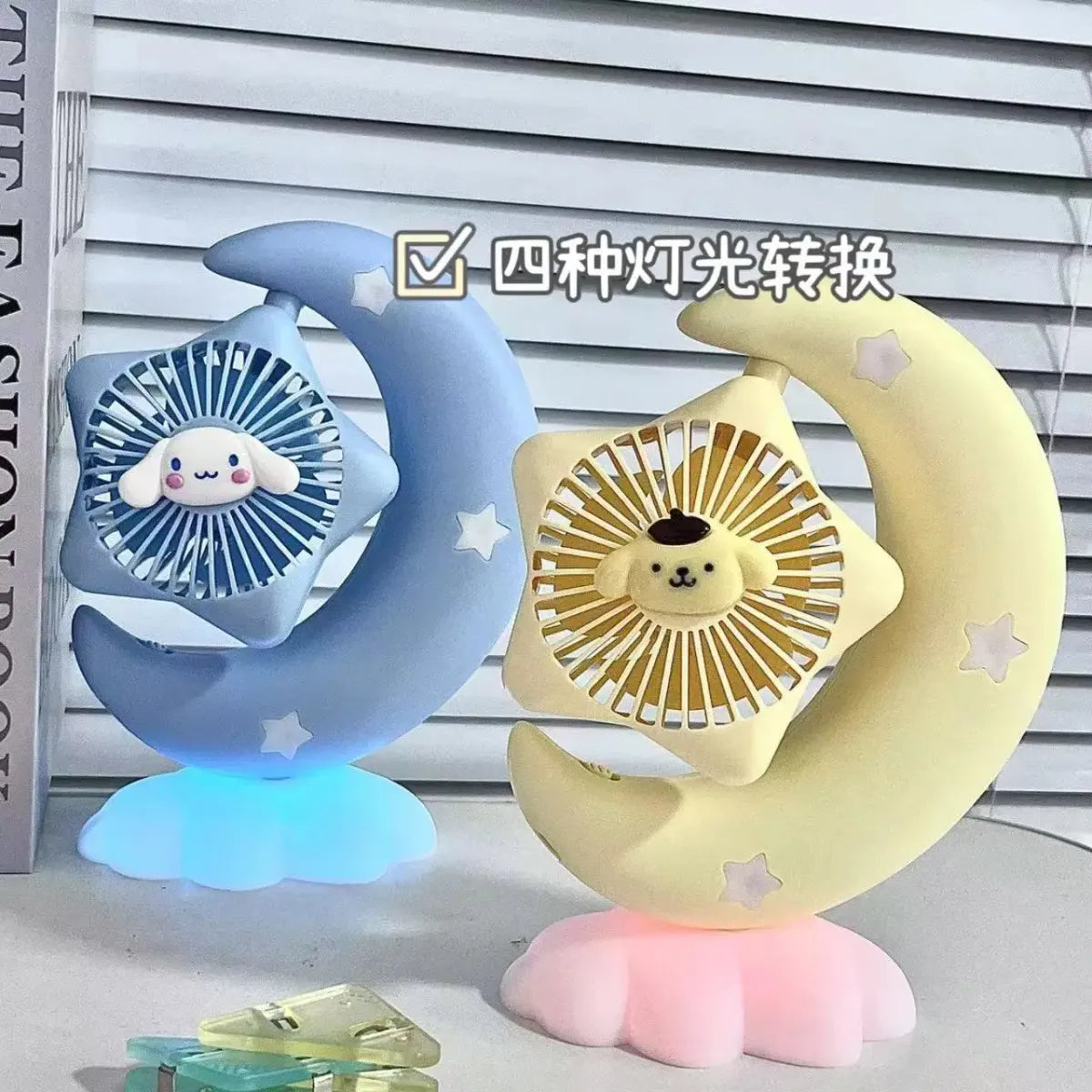Cinnamoroll & My Melody USB Rechargeable Fan
