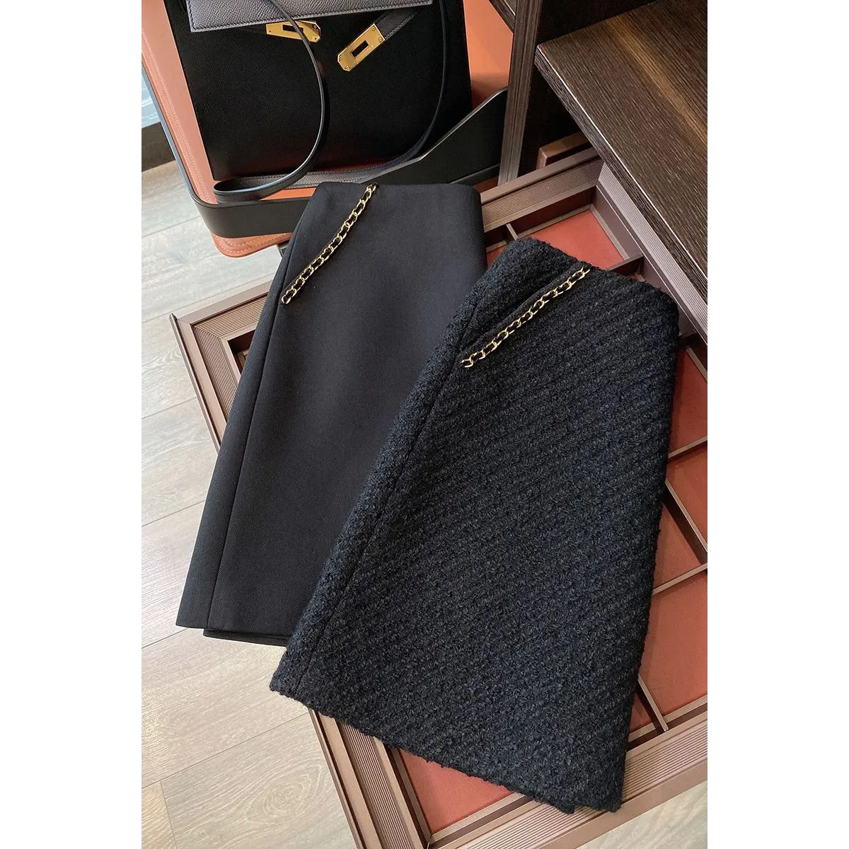 Women's Mini Tweed Skirt