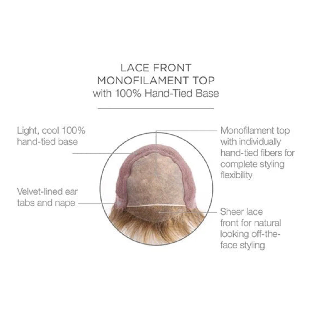 [PRE-ORDER] JBEXTENSION KHLOE MONO Monofilament Handmade Wig 6X5 Full Monofilament Hand Tied Top Wig 12 Inches Bob Cut Dark Brown Mono Lace Handmade Futura Fiber Wig With Anti-slip Silicone Strips Glueless Wig KHLOE MONO DARK BROWN【BENDY EAR TABS】