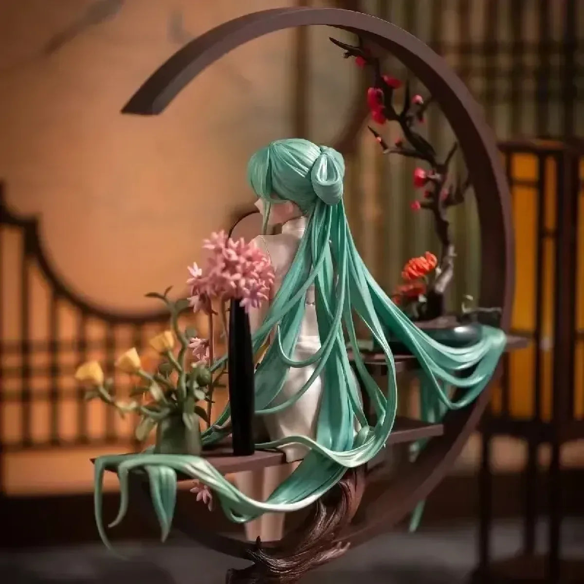 25cm Myethos Hatsune Miku Shaohua Cheongsam PVC Statue