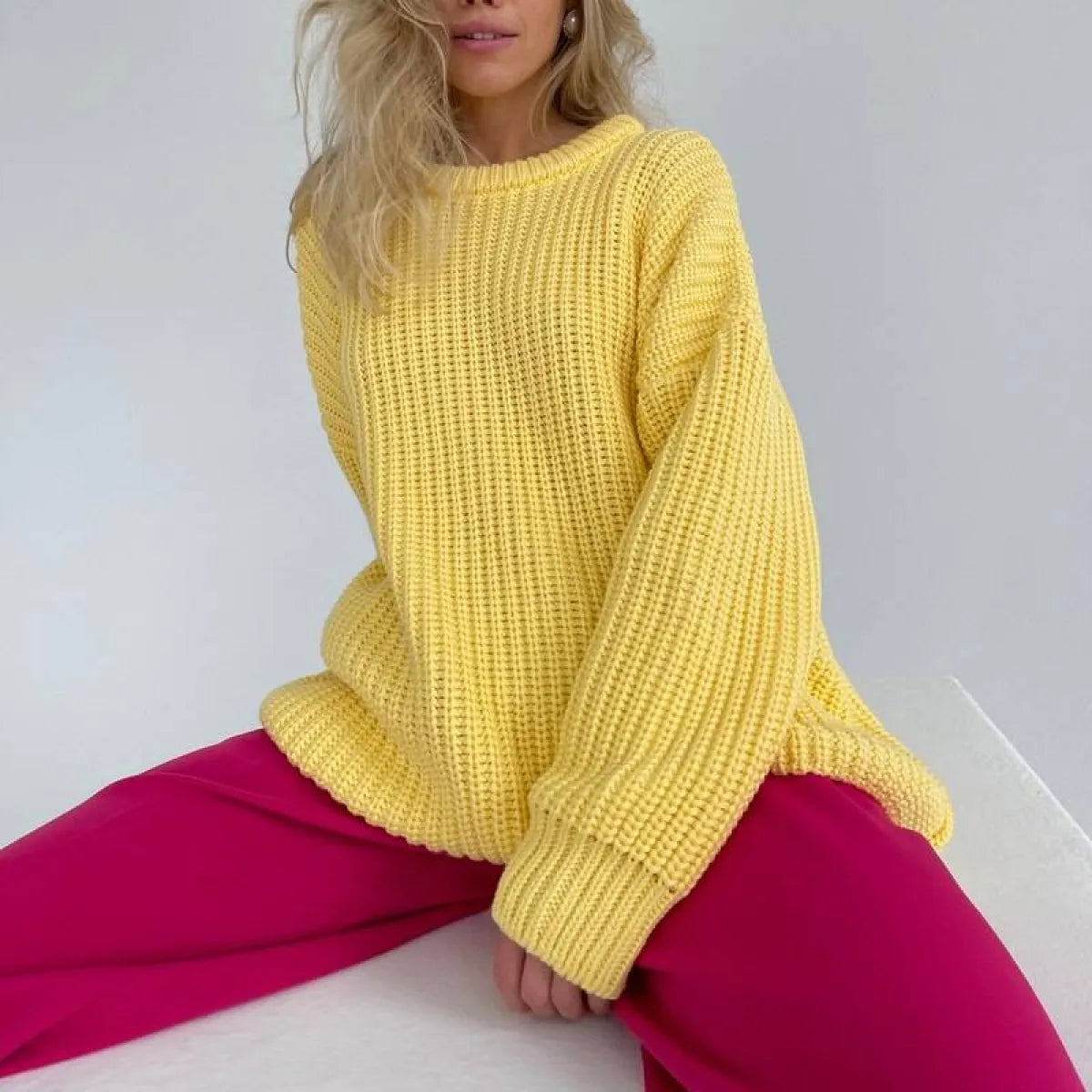 Women's Oversized Knitted Sweater
