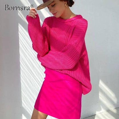 Women's Oversized Knitted Sweater