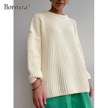 Women's Oversized Knitted Sweater