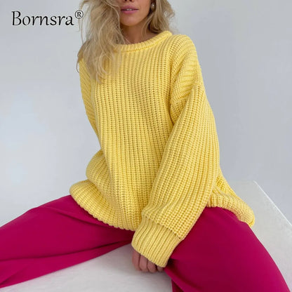 Women's Oversized Knitted Sweater