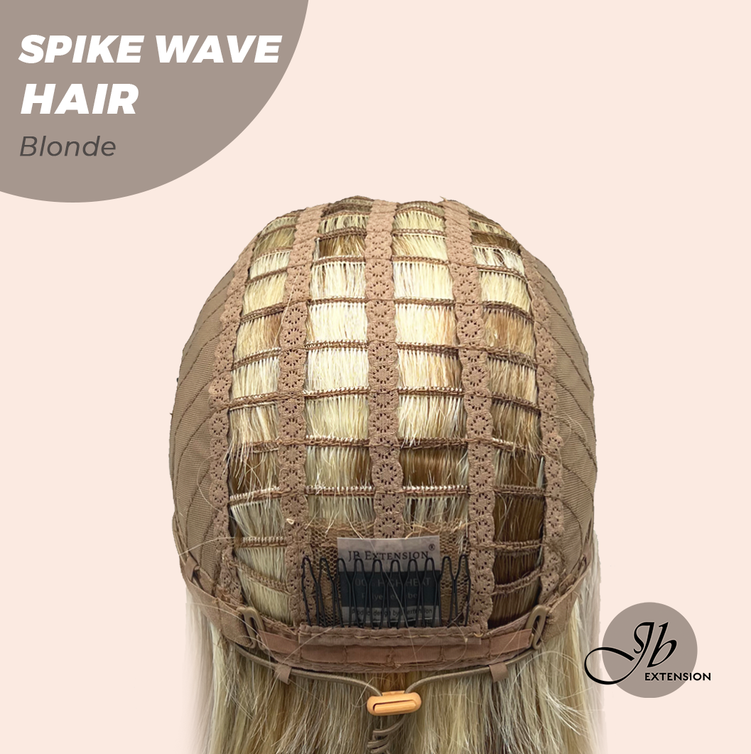 JBEXTENSION 24 Inches Long Curly Hair Blonde Headband Wig SPIKE WAVE HAIR - BLONDE