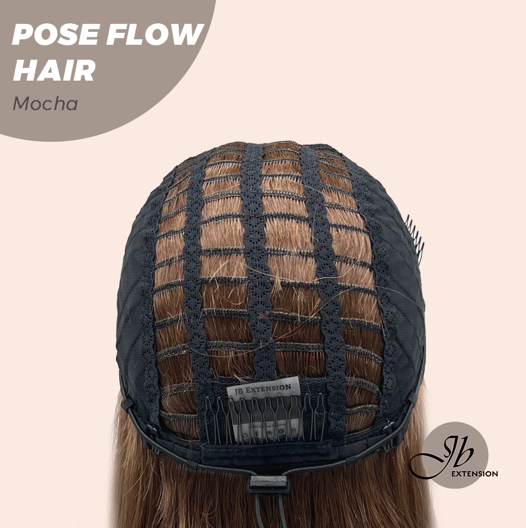 JBEXTENSION 18 Inches Mocha Headband Wig POSE FLOW HAIR - MOCHA