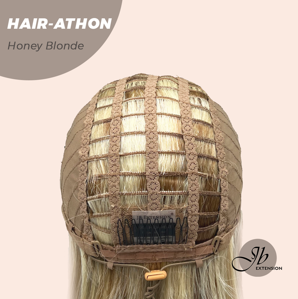 JBEXTENSION 18 Inches Curly Honey Blonde Headband Wig HAIR-ATHON - HONEY BLONDE