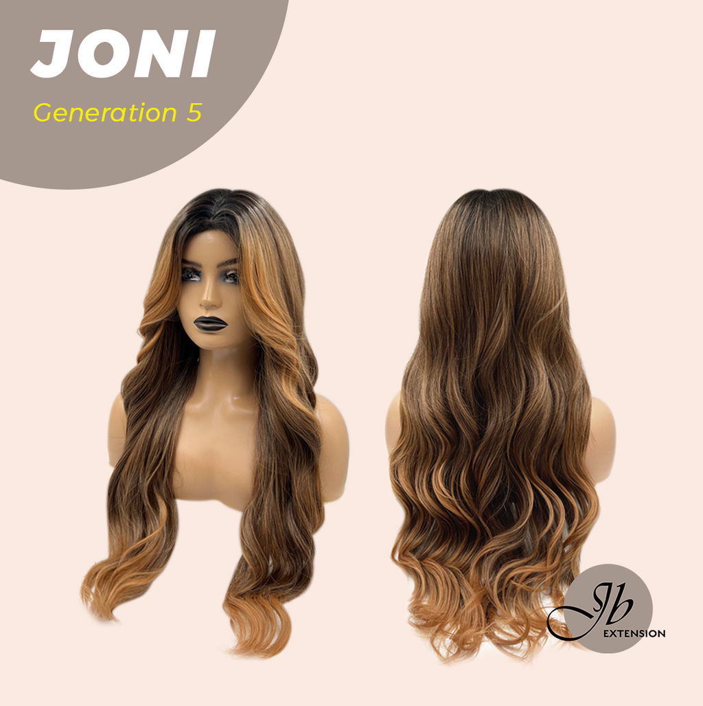 JBEXTENSION GENERATION FIVE 28 Inches Dark Copper Curly Wig JONI G5