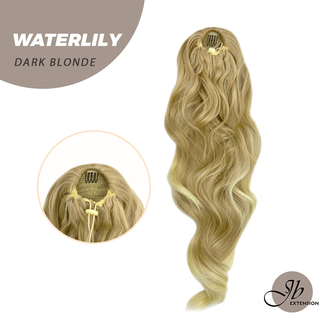 JBEXTENSION 22 Inches Ponytail Coulisse Curly WATERLILY