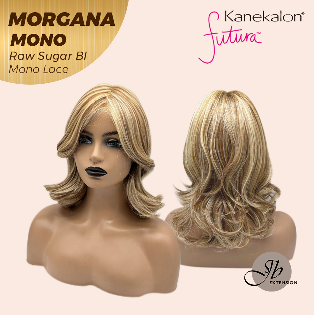 JBEXTENSION MORGANA MONO Monofilament Handmade Wig 6X5 Full Monofilament Hand Tied Top Wig 13 Inches Raw Sugar Blonde Mono Lace Wig With Anti-slip Silicone Strips Glueless Wig MORGANA MONO RAW SUGAR BLONDE【BENDY EAR TABS】
