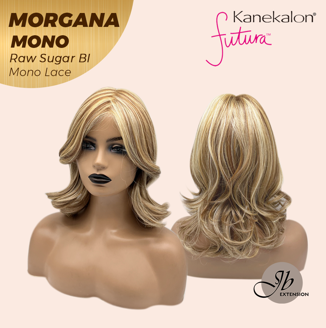 JBEXTENSION MORGANA MONO Monofilament Handmade Wig 6X5 Full Monofilament Hand Tied Top Wig 13 Inches Raw Sugar Blonde Mono Lace Wig With Anti-slip Silicone Strips Glueless Wig MORGANA MONO RAW SUGAR BLONDE【BENDY EAR TABS】