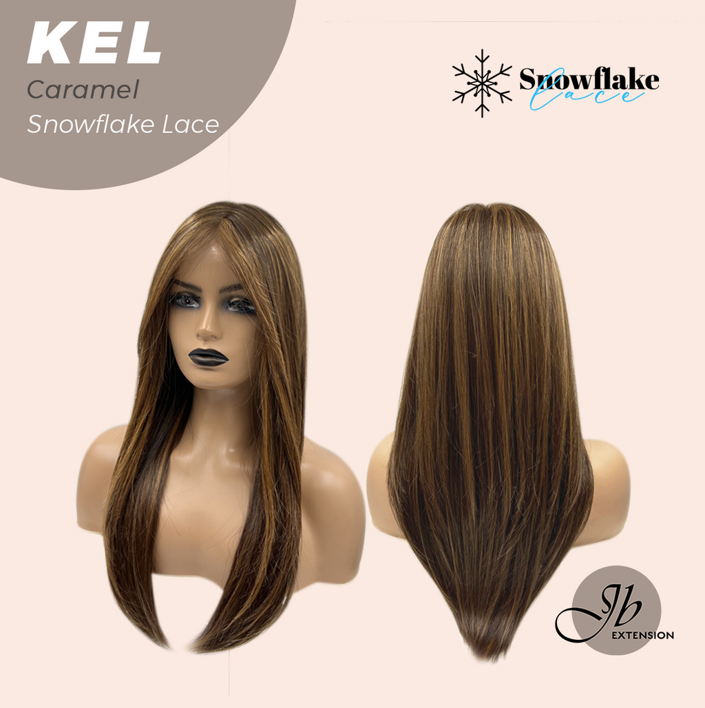 Get this Influencer Look with Snowflake Lace KEL CARAMEL
