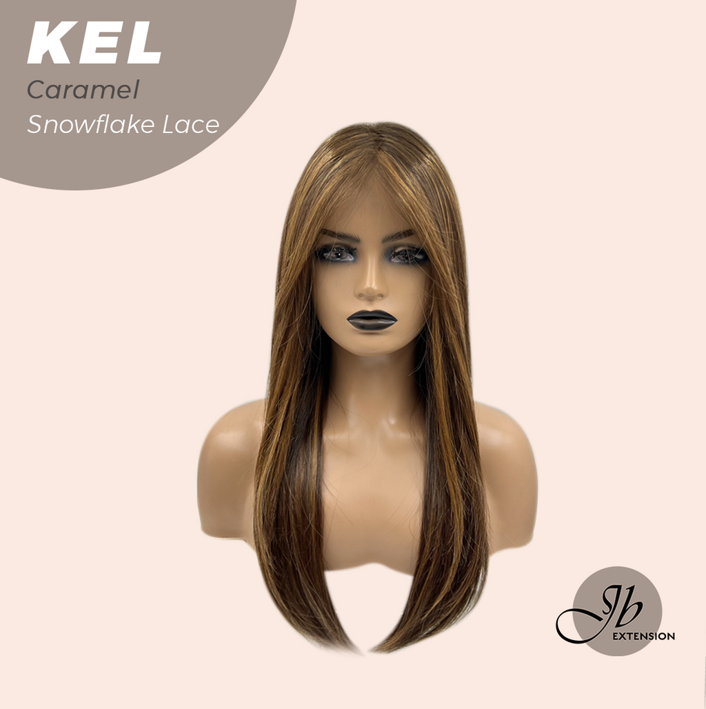 Get this Influencer Look with Snowflake Lace KEL CARAMEL