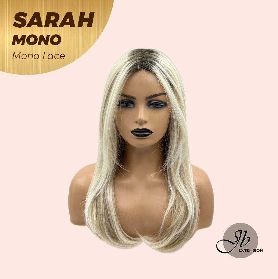 [PRE-ORDER] JBEXTENSION SARAH MONO Full Monofilament Wig 22 Inches Blonde Color Full Mono Lace Glueless With Anti-slip Silicone Strips Wig SARAH MONO【BENDY EAR TABS】