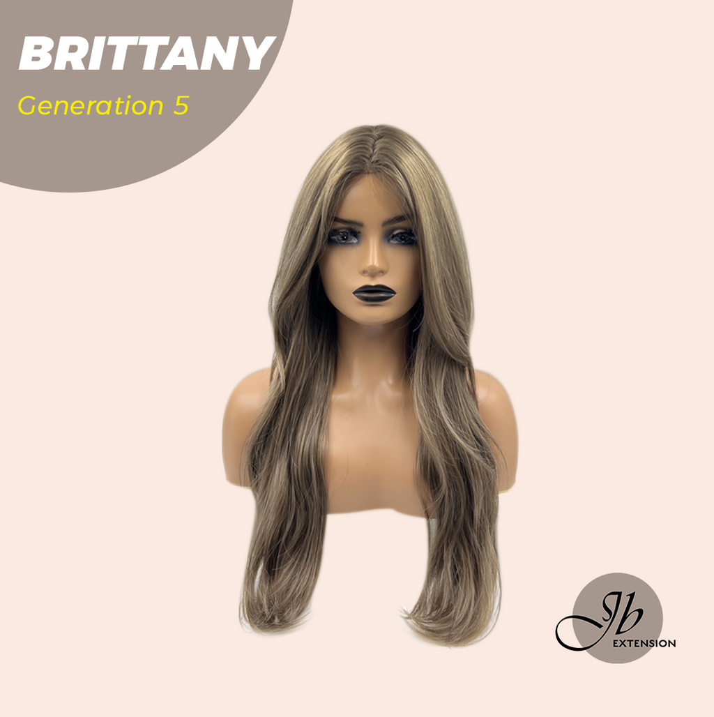JBEXTENSION GENERATION FIVE 24 Inches Ash Light Brunette Wave Wig BRITTANY G5