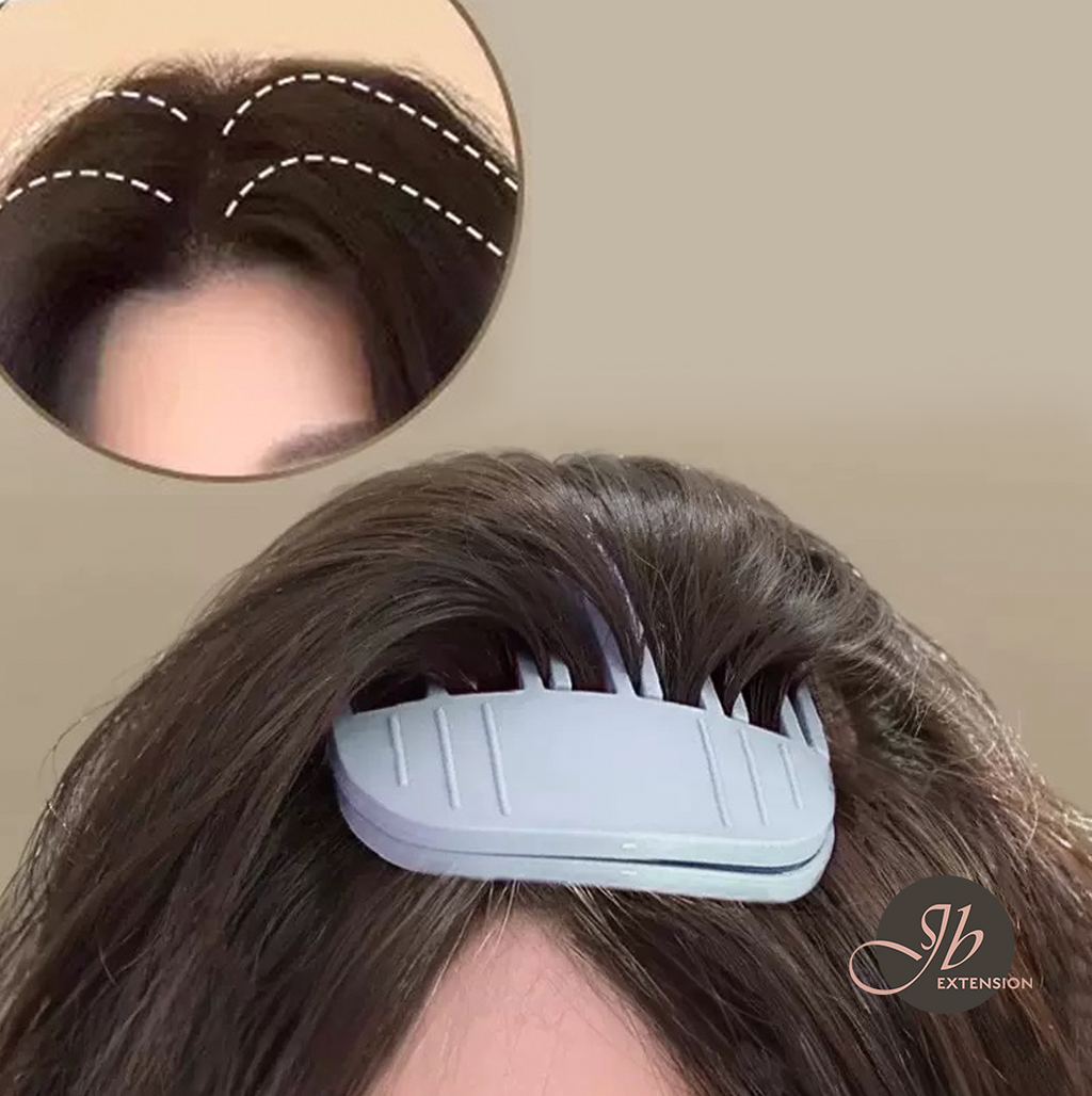 JBEXTENSION 1 Pcs Hair Volume Clip 3 Teeth /6 Teeth for Bangs Styling, No-Trace Hair Root Lifting Clips for Natural Voluminous Look, Volumizing Hair Comb Tool for Fluffy Bangs, Quick Hair Styling Tools