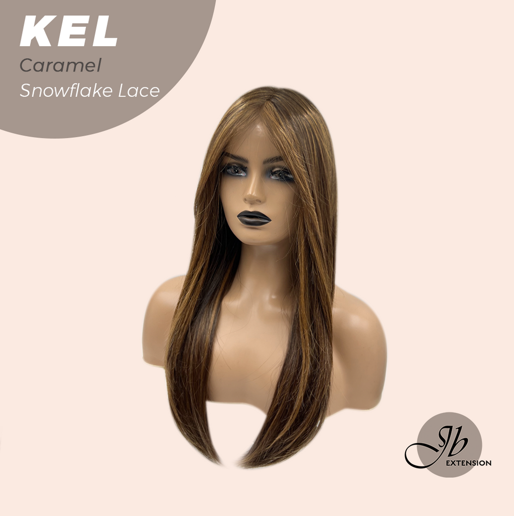 Get this Influencer Look with Snowflake Lace KEL CARAMEL