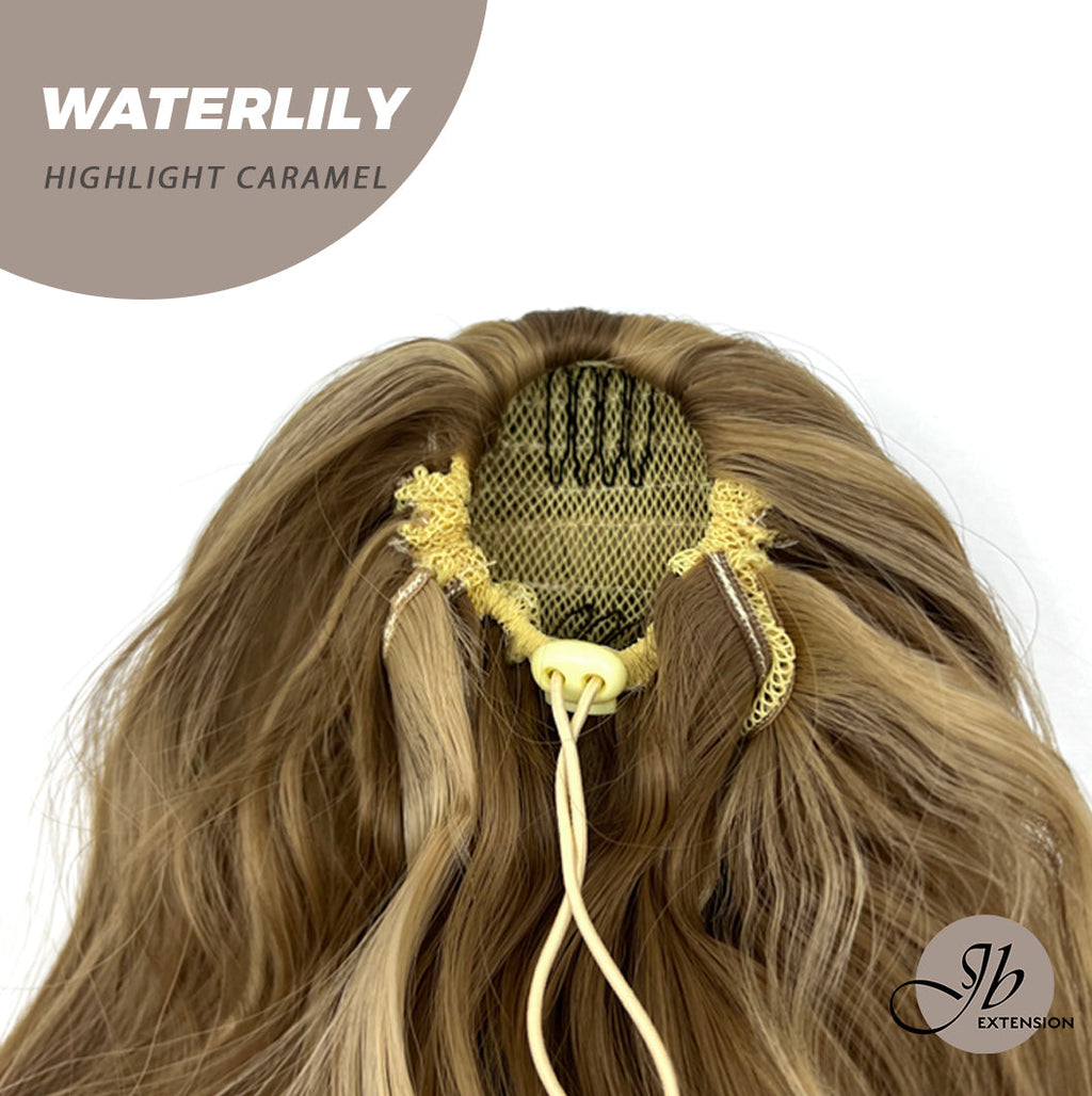 JBEXTENSION 22 Inches Ponytail Coulisse Curly WATERLILY