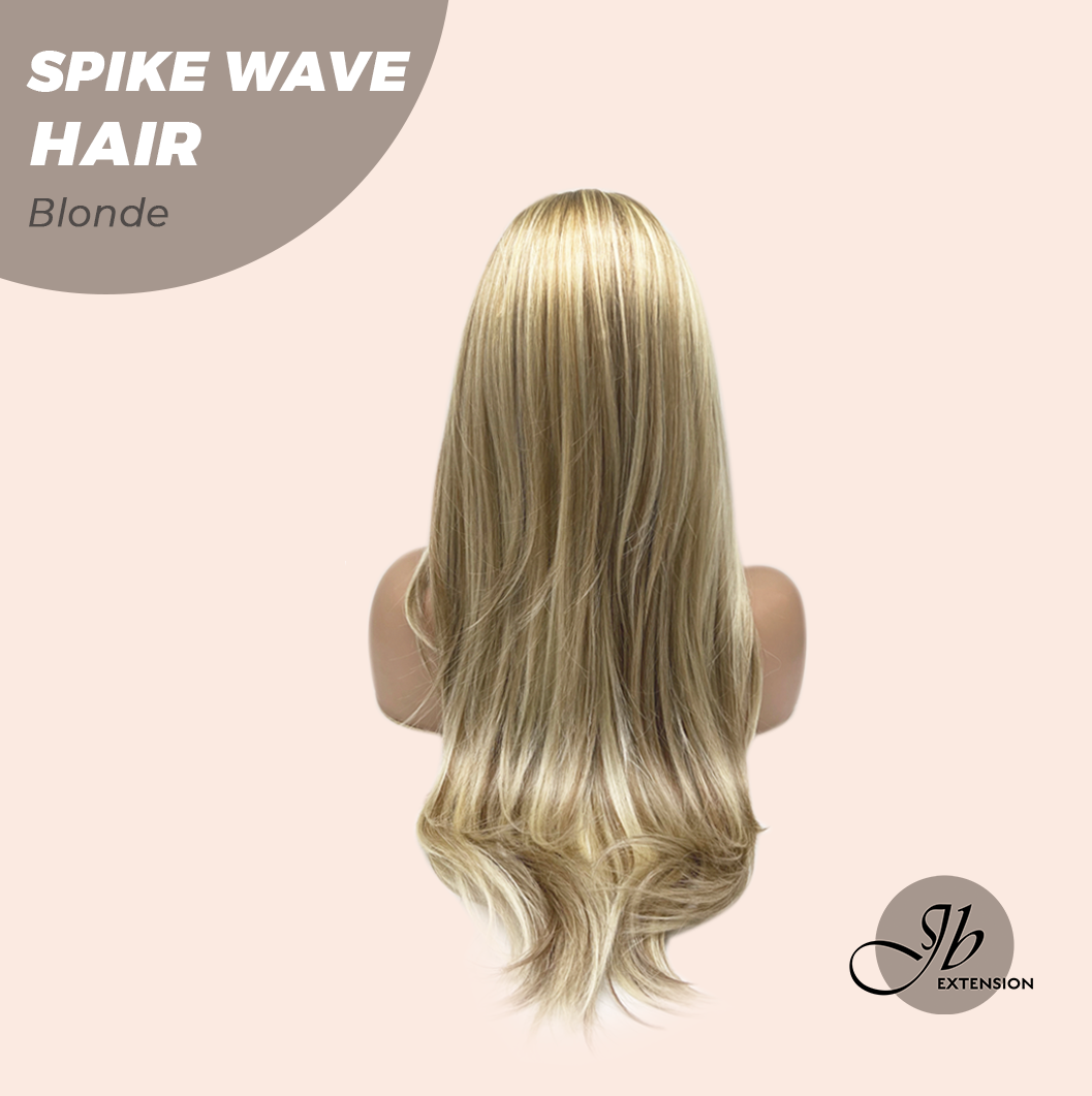 JBEXTENSION 24 Inches Long Curly Hair Blonde Headband Wig SPIKE WAVE HAIR - BLONDE