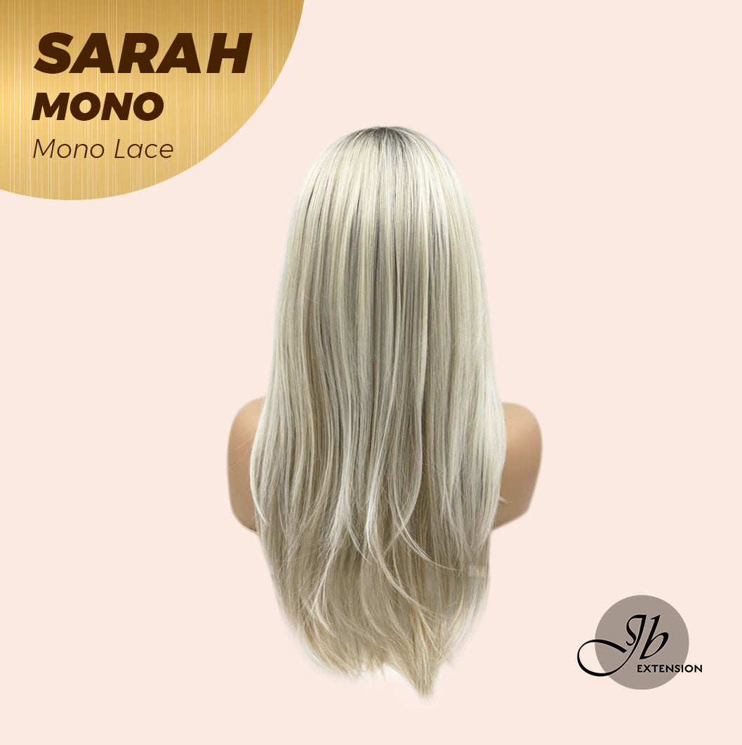 [PRE-ORDER] JBEXTENSION SARAH MONO Full Monofilament Wig 22 Inches Blonde Color Full Mono Lace Glueless With Anti-slip Silicone Strips Wig SARAH MONO【BENDY EAR TABS】