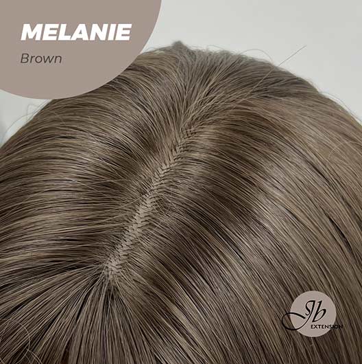 JBEXTENSION 26 Inches Cold Brown Curly Wig MELANIE BROWN