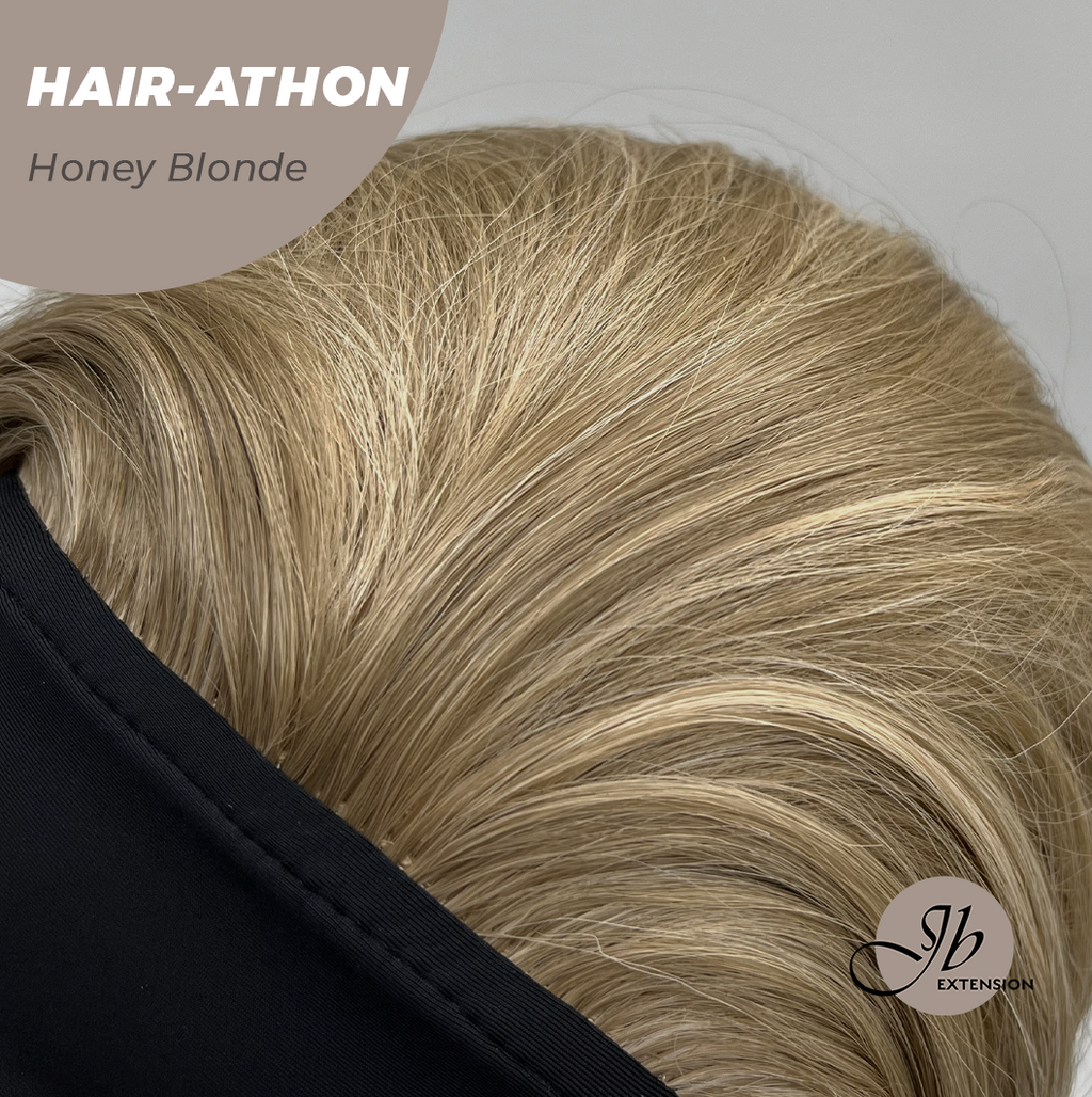 JBEXTENSION 18 Inches Curly Honey Blonde Headband Wig HAIR-ATHON - HONEY BLONDE