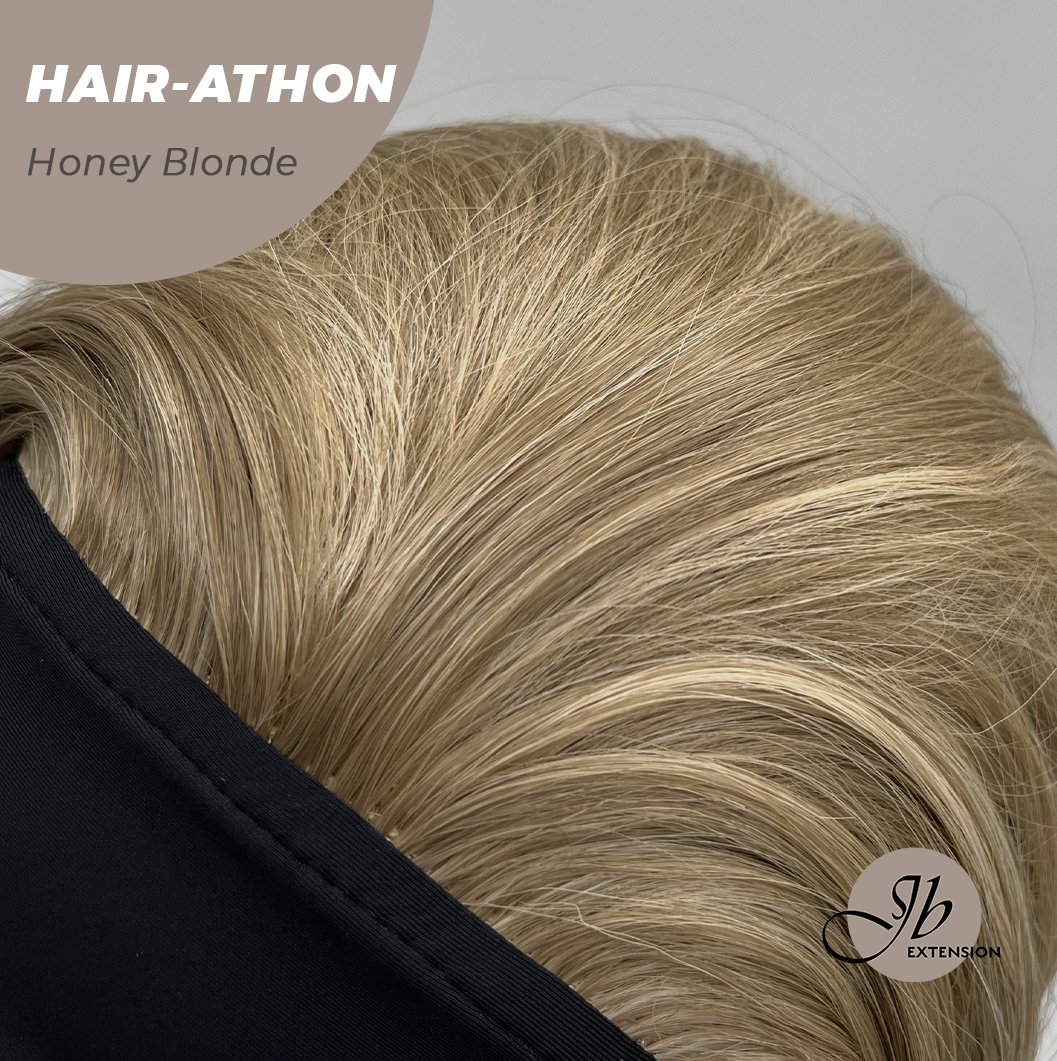 JBEXTENSION 18 Inches Curly Honey Blonde Headband Wig HAIR-ATHON - HONEY BLONDE