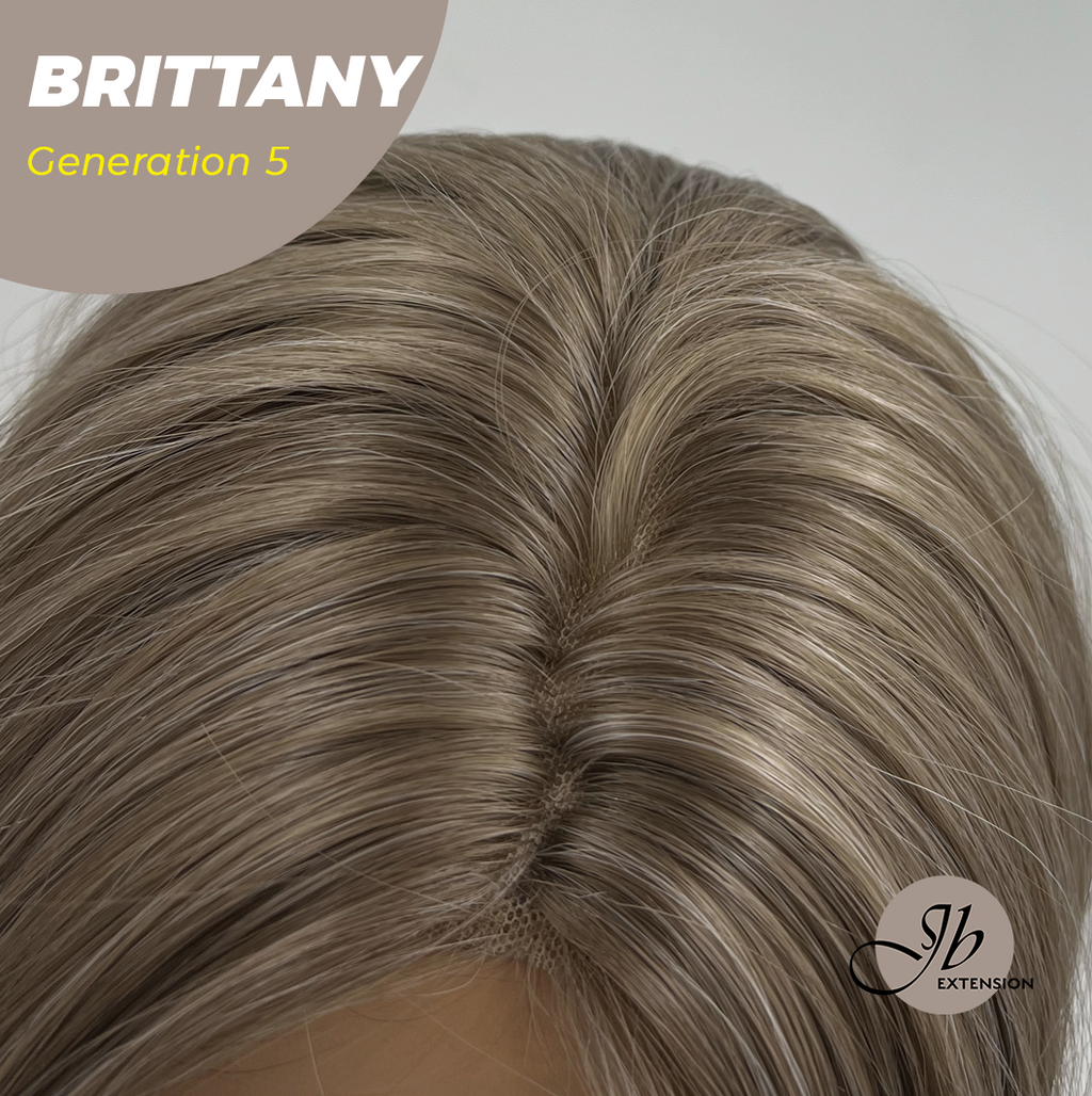 JBEXTENSION GENERATION FIVE 24 Inches Ash Light Brunette Wave Wig BRITTANY G5