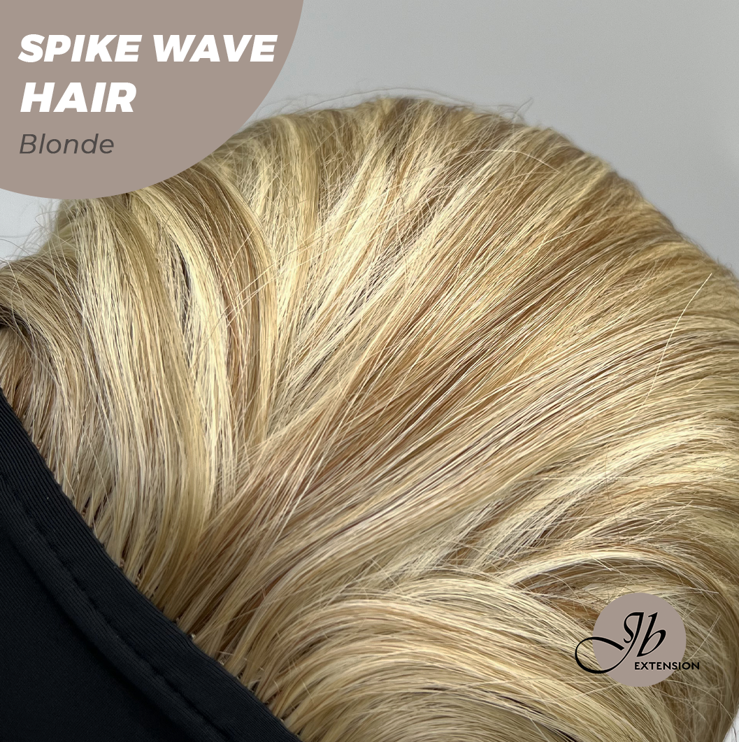 JBEXTENSION 24 Inches Long Curly Hair Blonde Headband Wig SPIKE WAVE HAIR - BLONDE