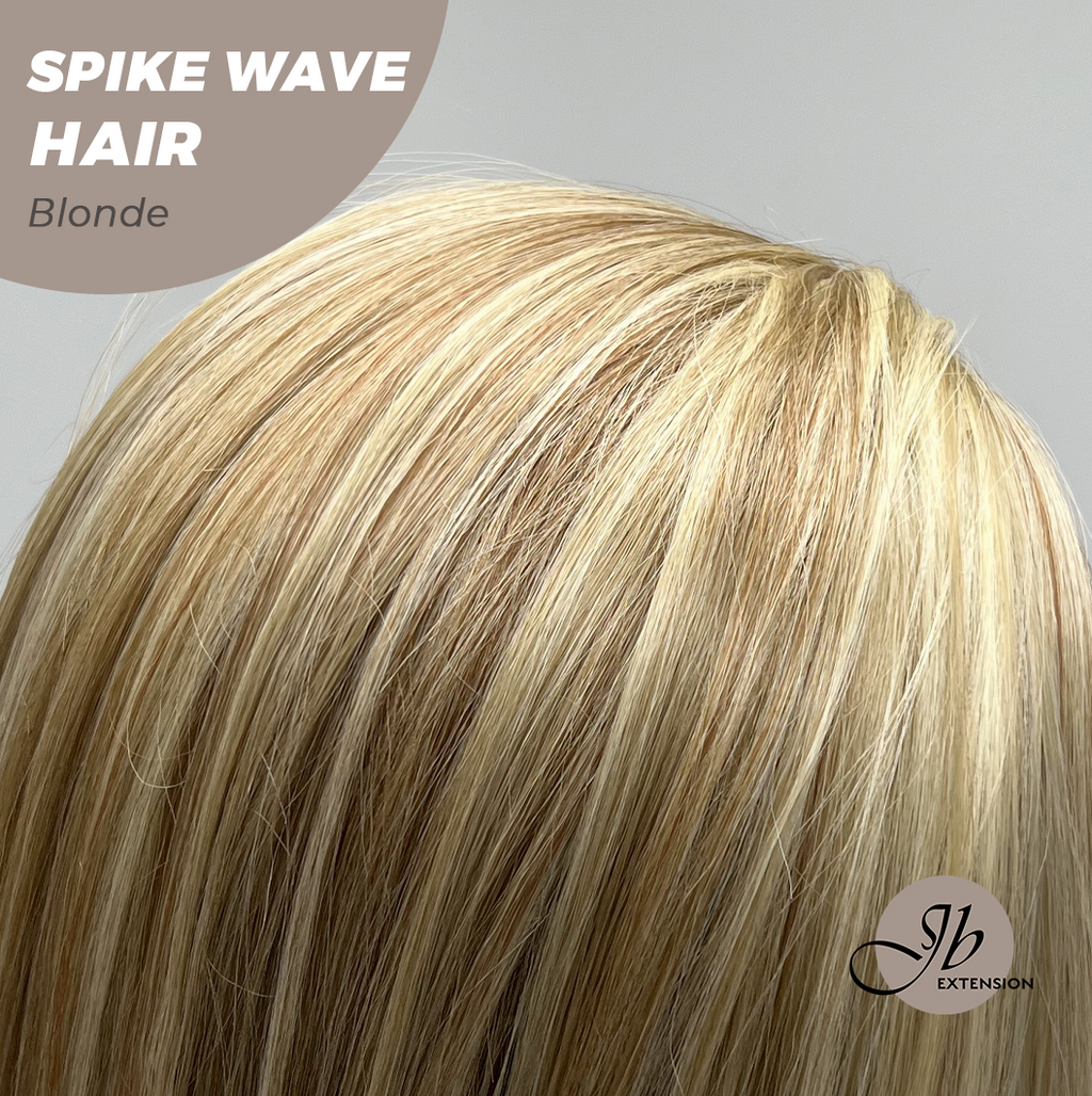 JBEXTENSION 24 Inches Long Curly Hair Blonde Headband Wig SPIKE WAVE HAIR - BLONDE