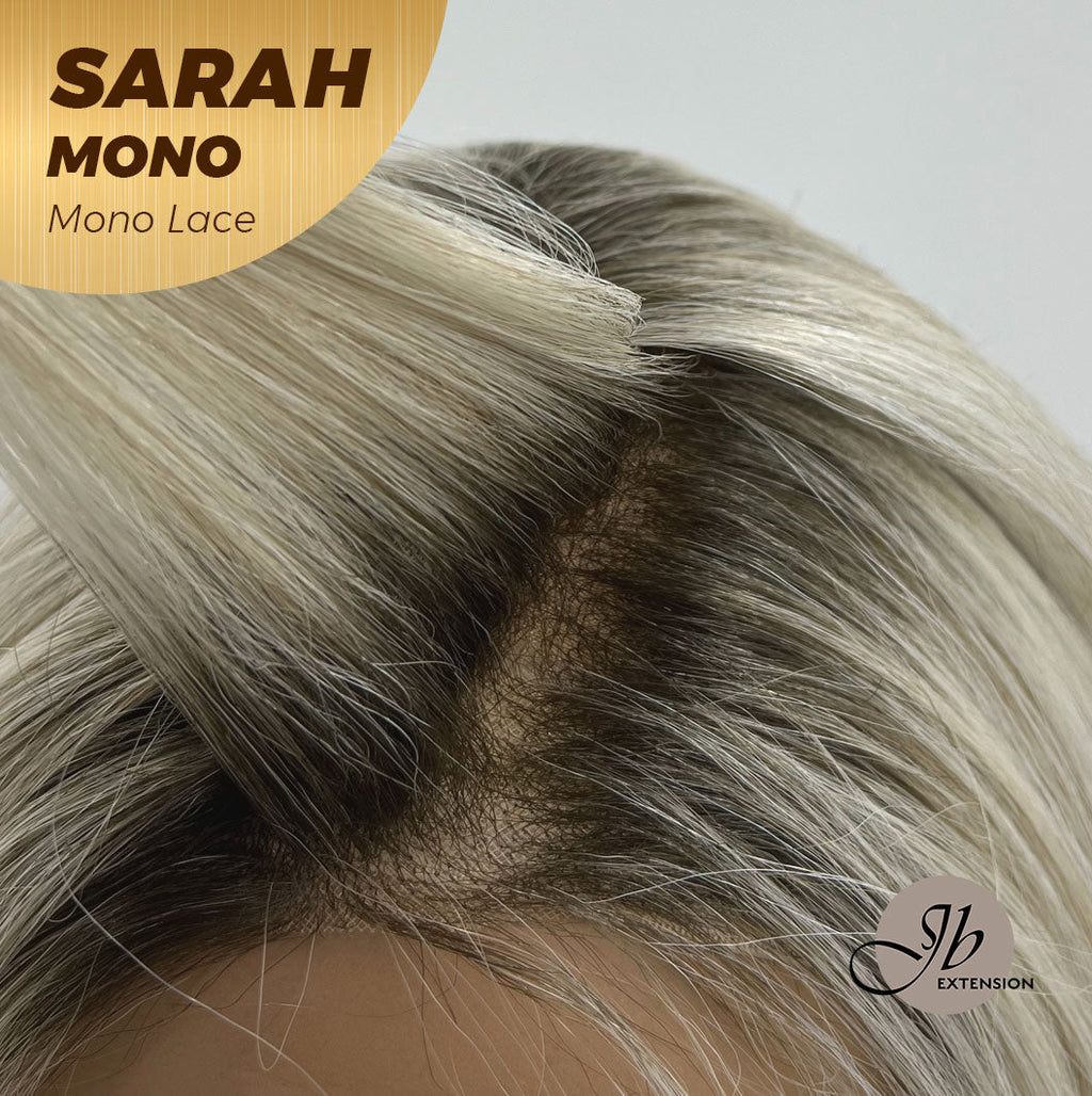 [PRE-ORDER] JBEXTENSION SARAH MONO Full Monofilament Wig 22 Inches Blonde Color Full Mono Lace Glueless With Anti-slip Silicone Strips Wig SARAH MONO【BENDY EAR TABS】