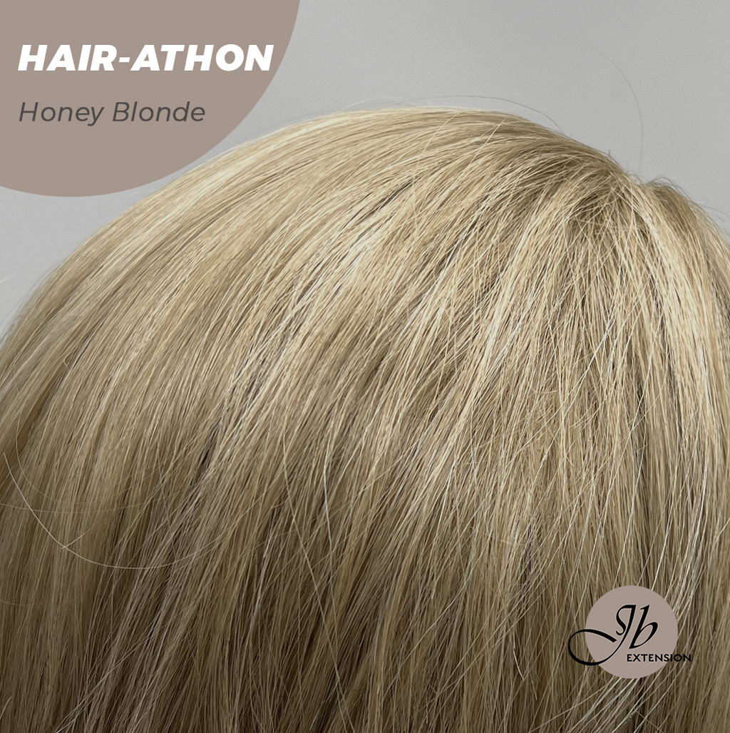 JBEXTENSION 18 Inches Curly Honey Blonde Headband Wig HAIR-ATHON - HONEY BLONDE