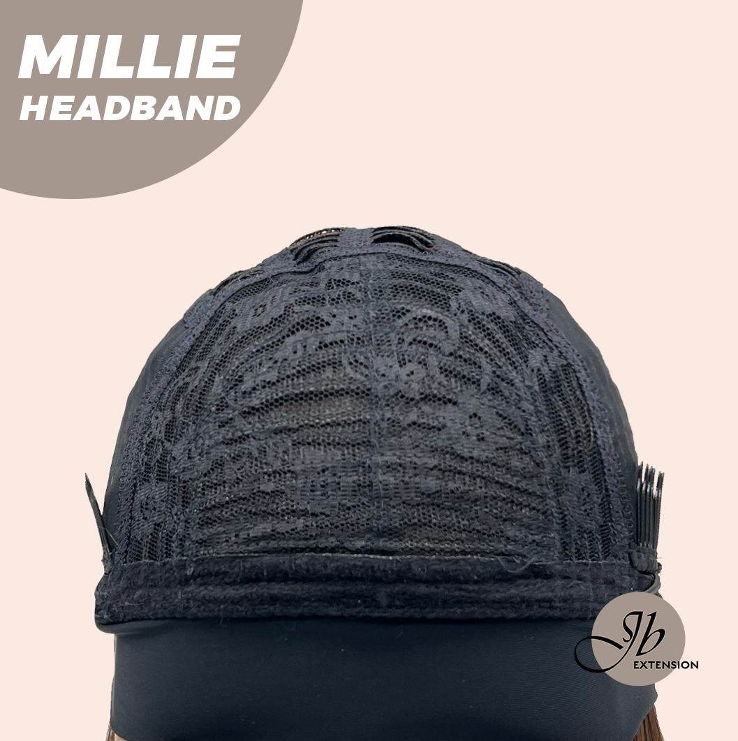 JBEXTENSION 16 Inches Wave Mocha Headband Wig MILLIE HEADBAND