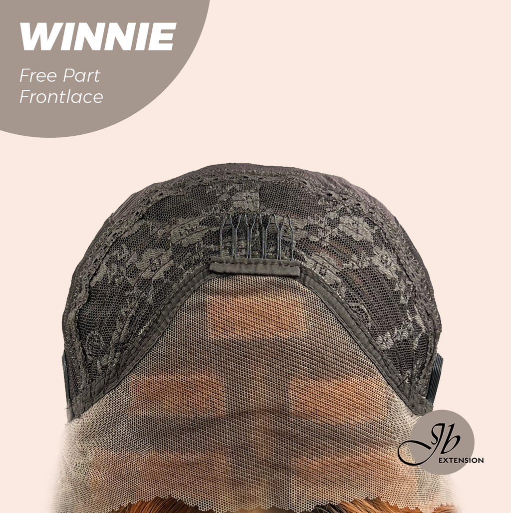 Nichole's Selection -  26 Inches Copper Curly Fiber X, Tangle Less Pre-Cut Free Part Frontlae Glueless Wig WINNIE【FIBER X】