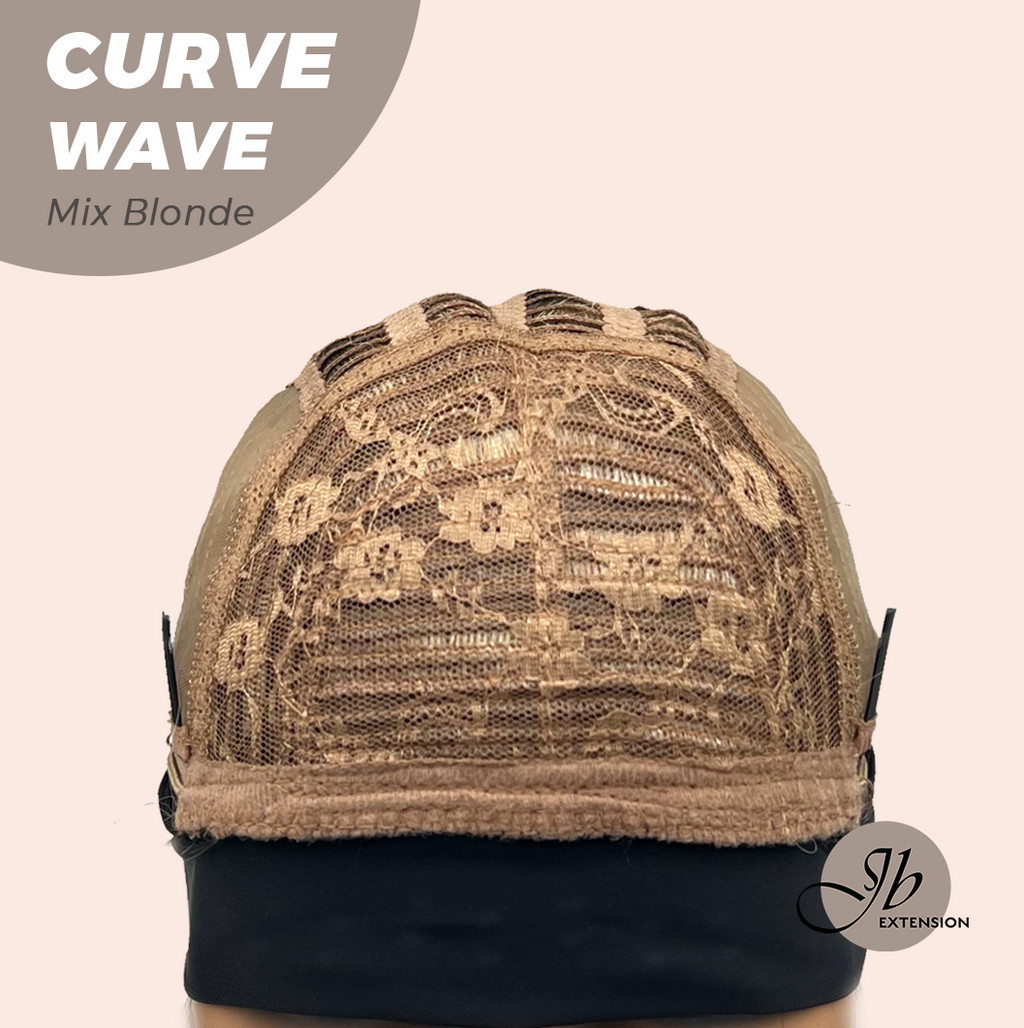 JBEXTENSION 26 Inches Long Wave Mix Blonde Headband Wig CURVE WAVE - MIX BLONDE