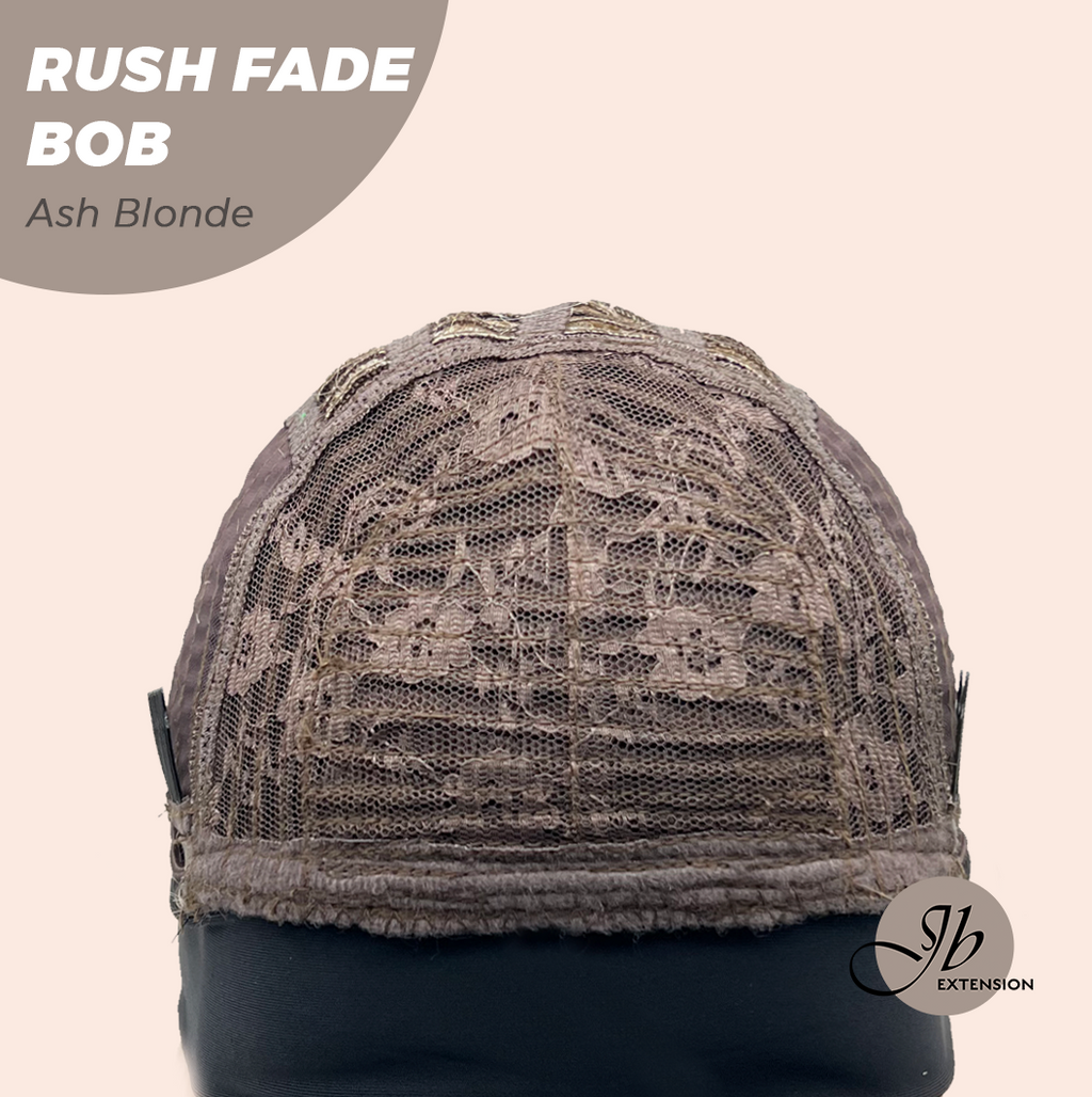 JBEXTENSION 12 Inches Short Hair Ash Blonde Headband Wig RUSH FADE BOB - ASH BLONDE