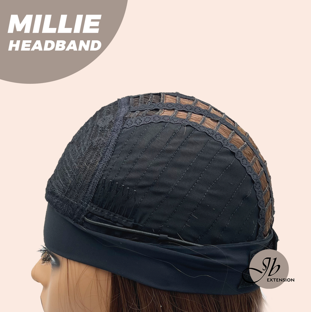 JBEXTENSION 16 Inches Wave Mocha Headband Wig MILLIE HEADBAND