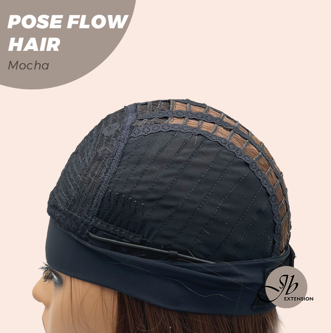 JBEXTENSION 18 Inches Mocha Headband Wig POSE FLOW HAIR - MOCHA