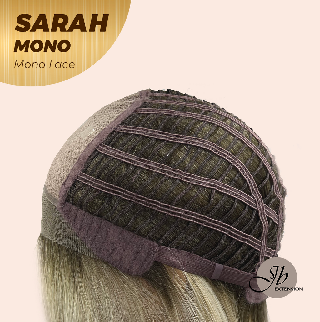 [PRE-ORDER] JBEXTENSION SARAH MONO Full Monofilament Wig 22 Inches Blonde Color Full Mono Lace Glueless With Anti-slip Silicone Strips Wig SARAH MONO【BENDY EAR TABS】