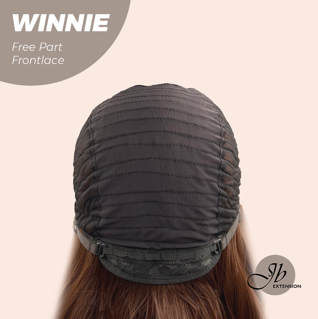 Nichole's Selection -  26 Inches Copper Curly Fiber X, Tangle Less Pre-Cut Free Part Frontlae Glueless Wig WINNIE【FIBER X】