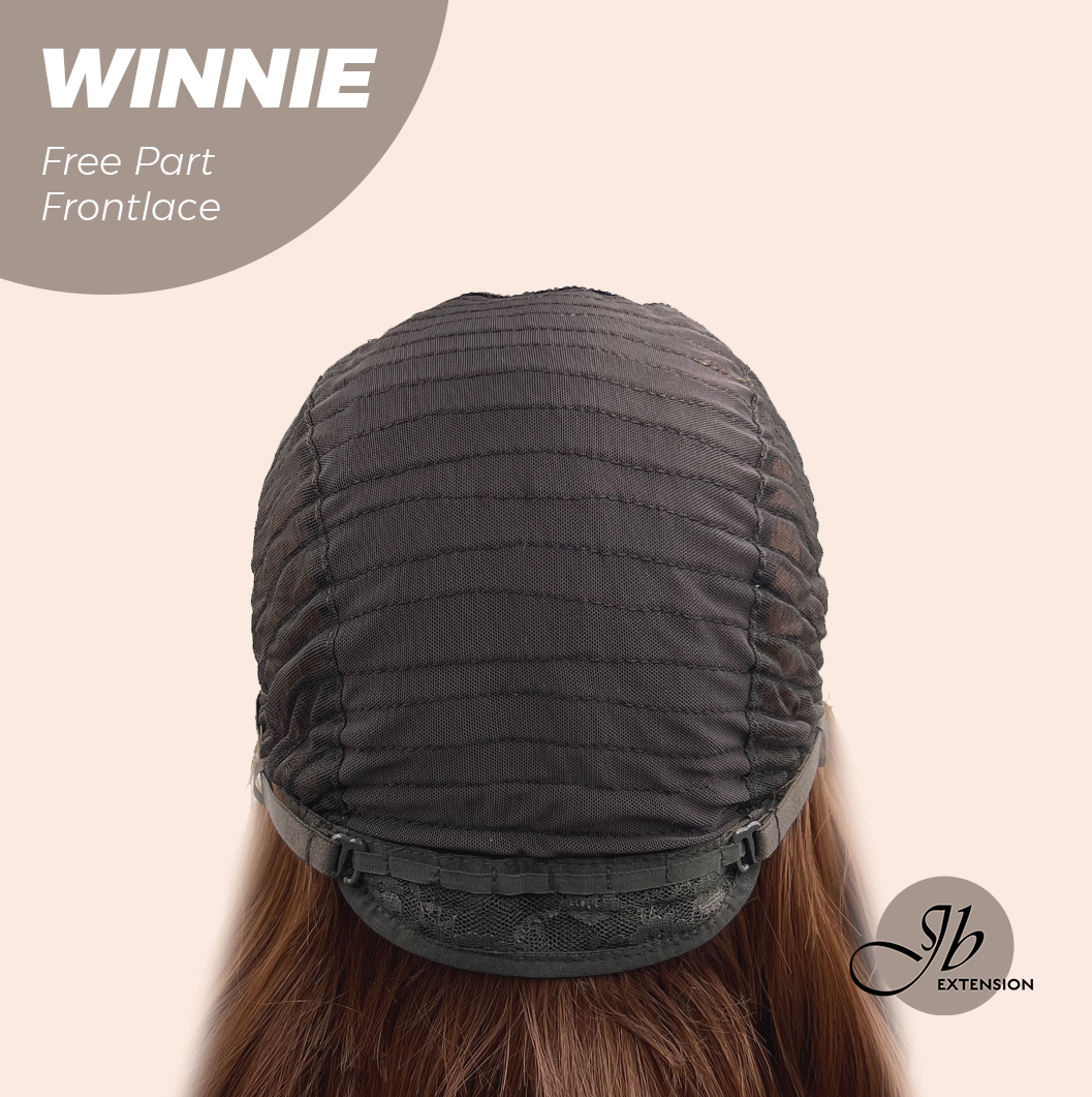 Nichole's Selection -  26 Inches Copper Curly Fiber X, Tangle Less Pre-Cut Free Part Frontlae Glueless Wig WINNIE【FIBER X】