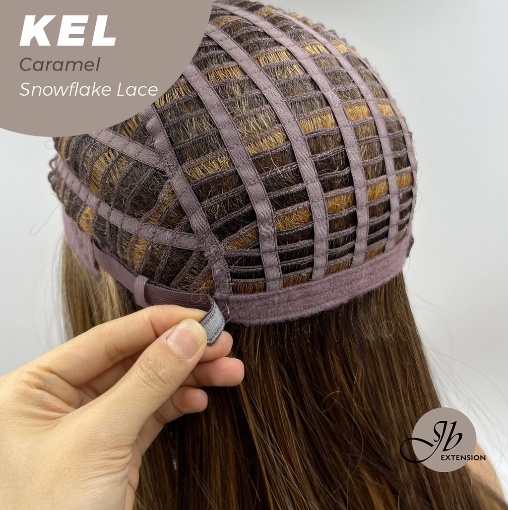 Get this Influencer Look with Snowflake Lace KEL CARAMEL