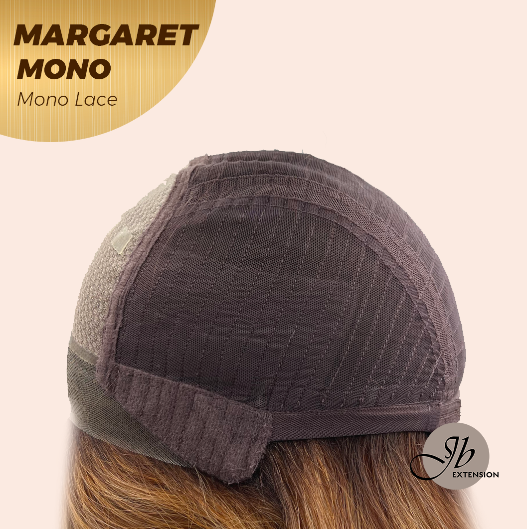 [PRE-ORDER] JBEXTENSION MARGARET MONO Monofilament Handmade Wig 6X5 Full Monofilament Hand Tied Top Wig 20 Inches Light Copper Mono Lace Handmade Futura Fiber Wig With Anti-slip Silicone Strips Glueless Wig MARGARET MONO【BENDY EAR TABS】